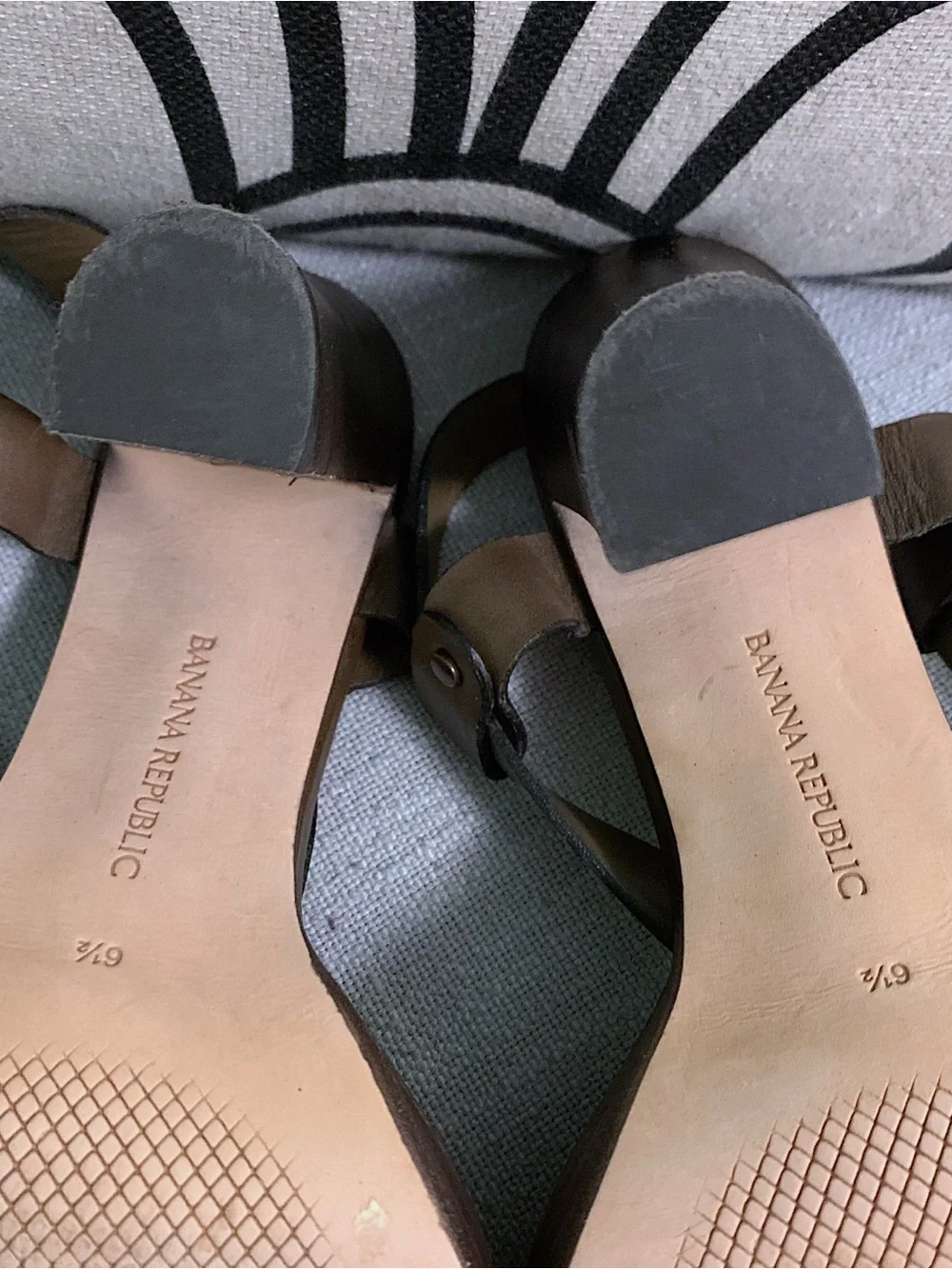 Banana Republic Strappy Sandals Heels Size 6.5
